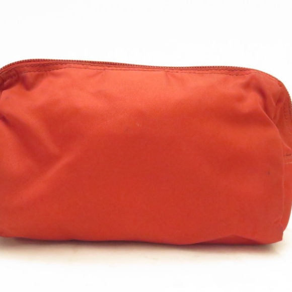 Prada Vela Nylon Cosmetic Bag Red - Picture 4 of 7